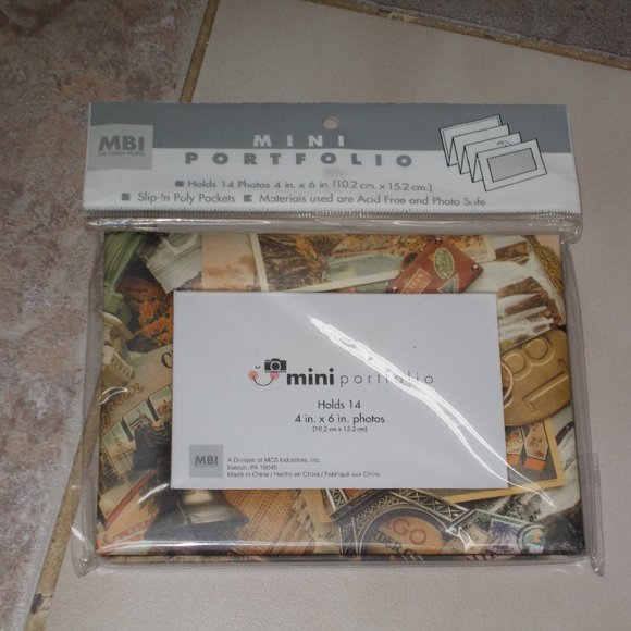 MBI Mini Portfolio Other - New Mini Portfolio holds 14 4"x6" photos